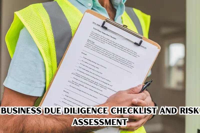 business due diligence checklist and risk assessment