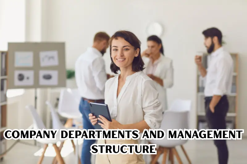 company departments and management structure