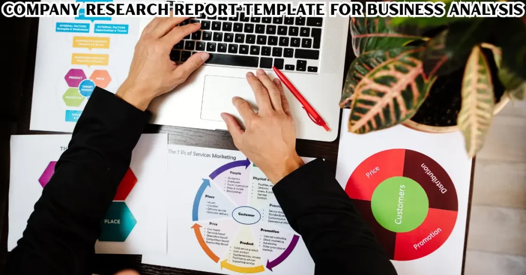 company research report template for business analysis