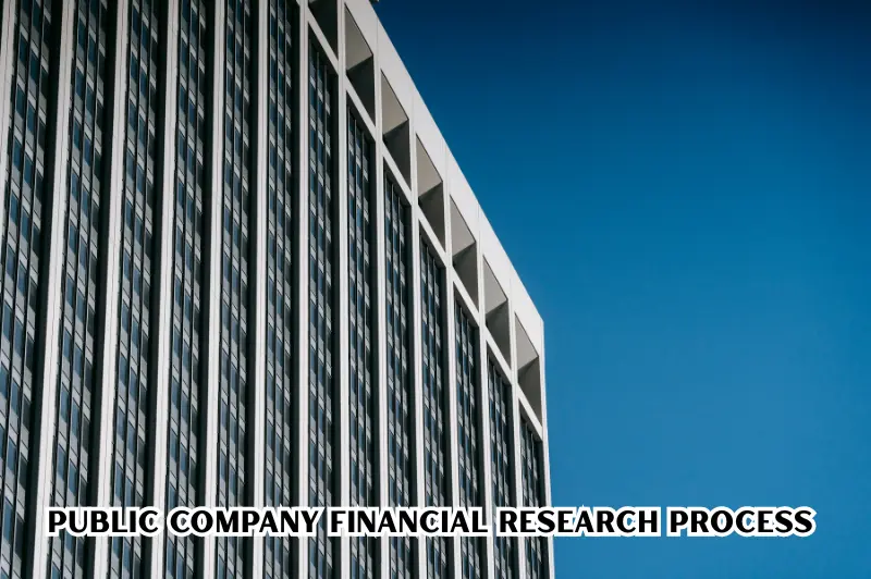 public company financial research process